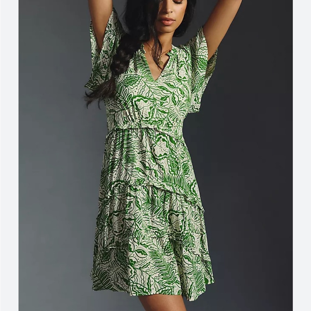 By Anthropolgy size S Robin tiered mini dress